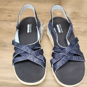Skechers Navy Strappy Sandals